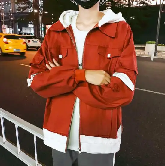 2019 Men Hooded Bomber Jackets Mens Streetwear Hip Hop Windbreaker chaqueta hombre Male Korean Fashion Autumn Jackets Coats