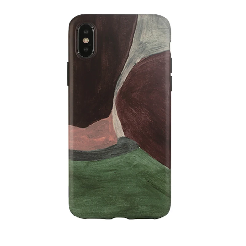 Mutural Печатные Чехол для телефона iPhone 6 7 8 Случаи Защитная Стекло крышка Plus X