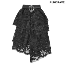 Готический викторианский жабо рябь шеи Человек галстук стимпанк Винтаж Pin up кружево драгоценный камень Acc Панк Rave S173