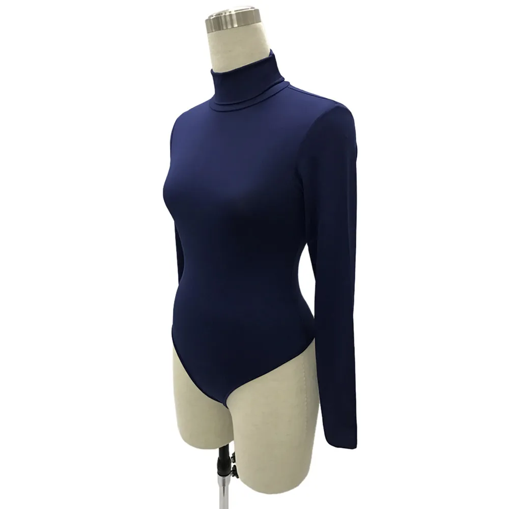 Turtle Neck Bodycon Bodysuit for Women 27 19273-3