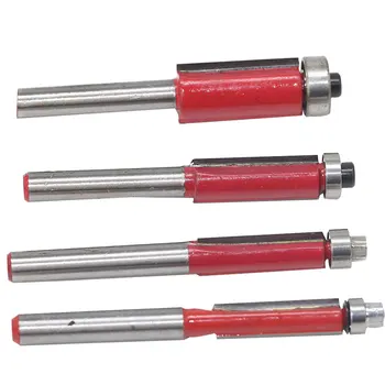 

Milling Cutter Trim Router Bits Woodworking Trimming 1/4" 1/2" Cutters Sculpture Carbide Cutter Head Endmill