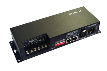 

wholesale DC 12-24V 27 channel 9 group dmx 512 led decoder led RGB controller