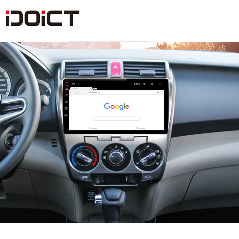 IDOICT Android 8,1 автомобильный DVD плеер gps навигация Мультимедиа для Honda CITY радио 2008-2013 автомобильный стерео