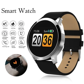 

Smart Watch Q8 Waterproof Smartwatch For IOS Android Phone Blood Heart Rate Intelligent Bluetooth Digital Watch Smart Watches