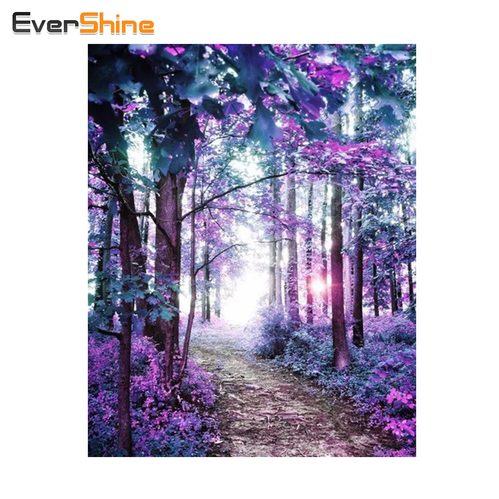 

EverShine Diamond Embroidery Landscape Diamond Painting Cross Stitch Picture of Rhinestones Full Square 3D Mosaic Decor Gift