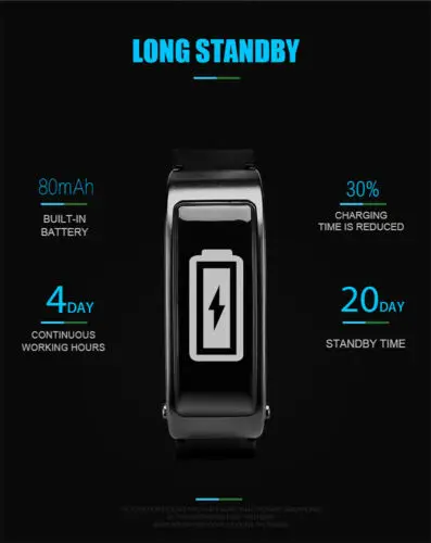 0 96 дюймовый oled экран смарт браслет Bluetooth Смарт часы спортивный Браслет фитнес