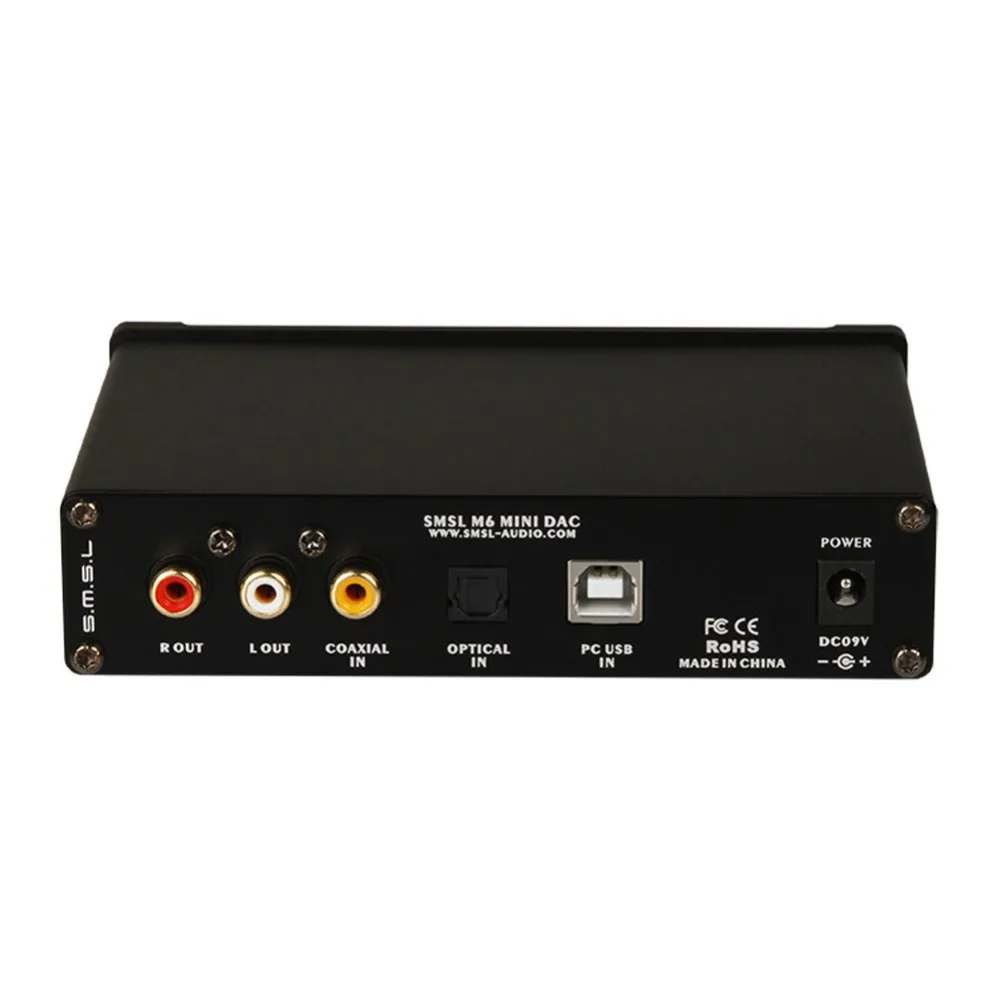 Новый SMSL M6 Hi Fi DAC AK4452 декодер собственный DSD512 с усилителем для наушников