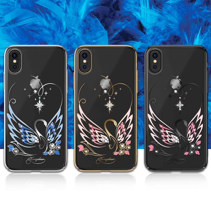 KAVARO For iPhone X Case For iPhone 8 Rhinestones Case