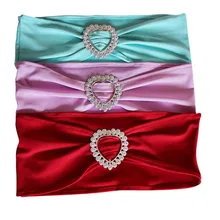 Большая распродажа,, 100 шт., спандекс, повязки для кресел, лайкра, спандекс, стул с пряжкой, пояс, бант, Свадебная вечеринка, декор Marious