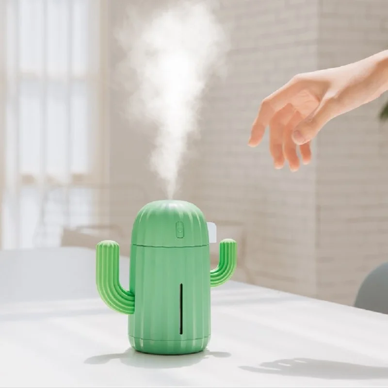 

Cactus Humidifier USB Mini Office Mute Home Humidifier Charging Air Purification Humidifier Gift Accessories DOM1031282