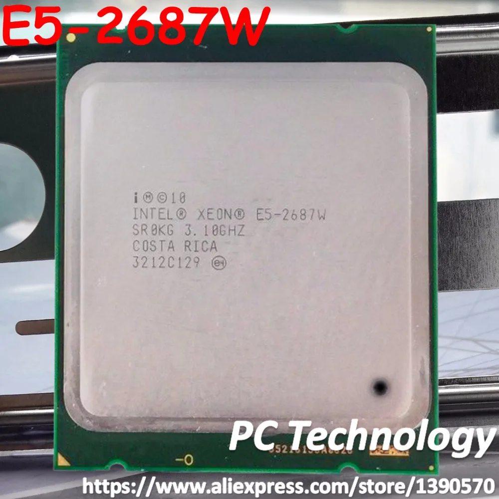 Оригинальный процессор Intel Xeon E5 2687 Вт 3 10 ГГц 8 ядер 20 м DDR3 1600 МГц FCLGA2011 TPD 150 |