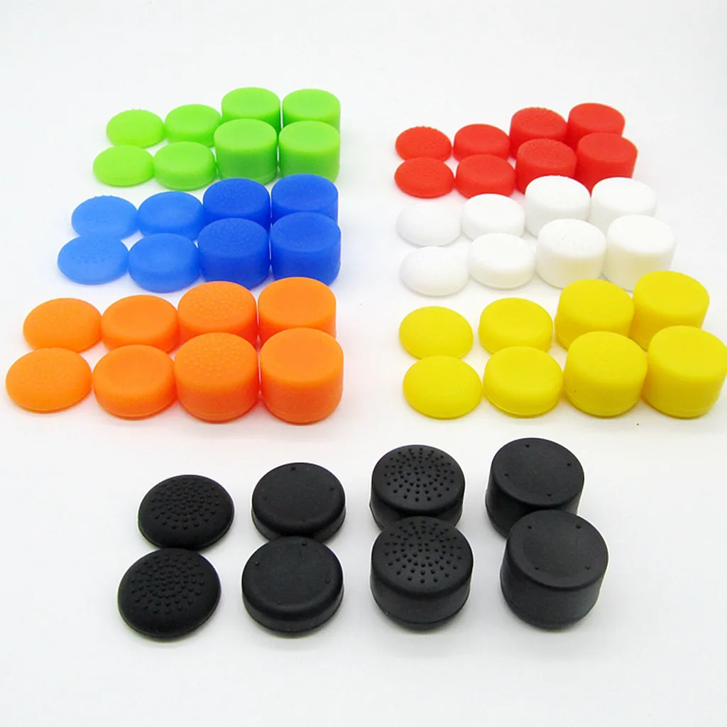 

8Pcs Grip Protective Accessories Thumbstick Cap Raised Thumb Grip for Playstation 4 PS4 Controller Colorful For Choices