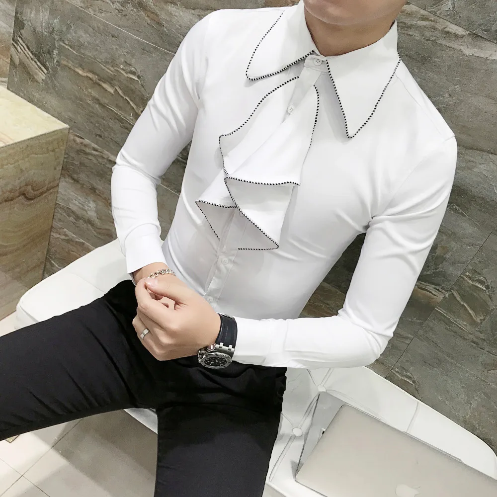 Мужская рубашка в британском стиле Slim Fit 2019 новая платье универсальная уличная