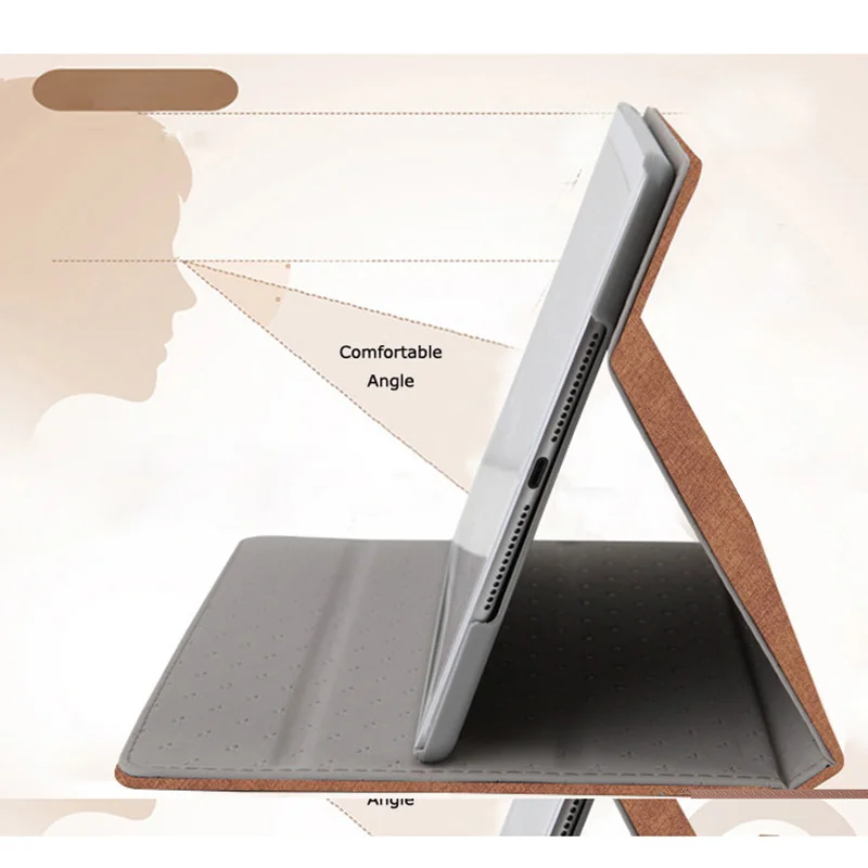 Fundas for Ipad 2018 Case Retro Cloth Grain Smart Flip Stand Cover Magnet Wake Up Sleep for Apple Table Gadget A1893 A1954 Fundas for Ipad 2018 Case Retro Cloth Grain Smart Flip Stand Cover Magnet Wake Up Sleep for Apple Table Gadget A1893 A1954