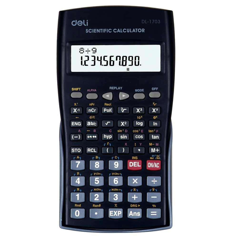 1703A scientific calculator high school exam university classroom with