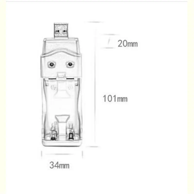 Универсальный Ni-MH AA AAA с батареей заряжаемой через USB серебряное зарядное устройство по всему миру магазин