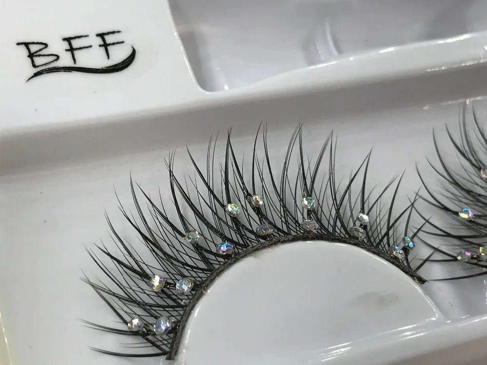 Стразы 15 вилок 3*3 накладные ресницы искусственные не имеют клея!|rhinestone false