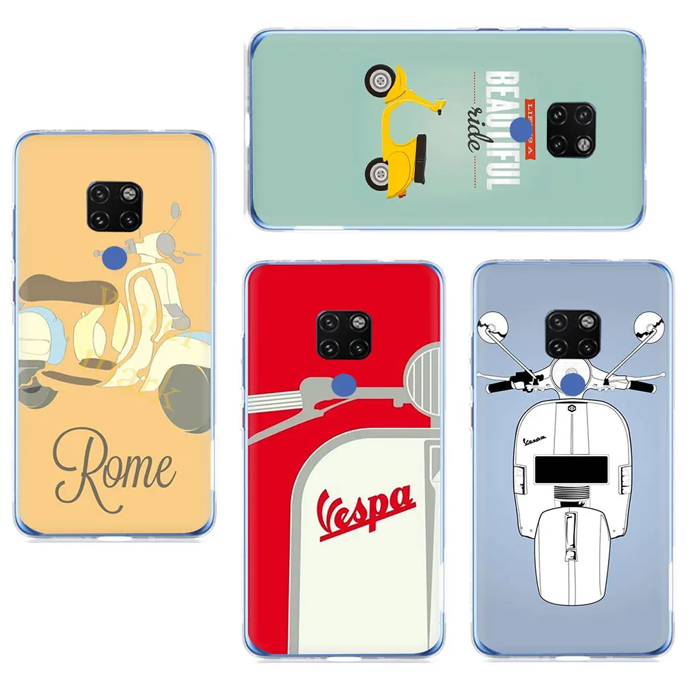 Жесткий чехол Vespa Scooter для телефона Huawei Mate 10 20 30 Pro Nova 2i 3i 3 5i Lite Y5 6 7 9 2017 Prime