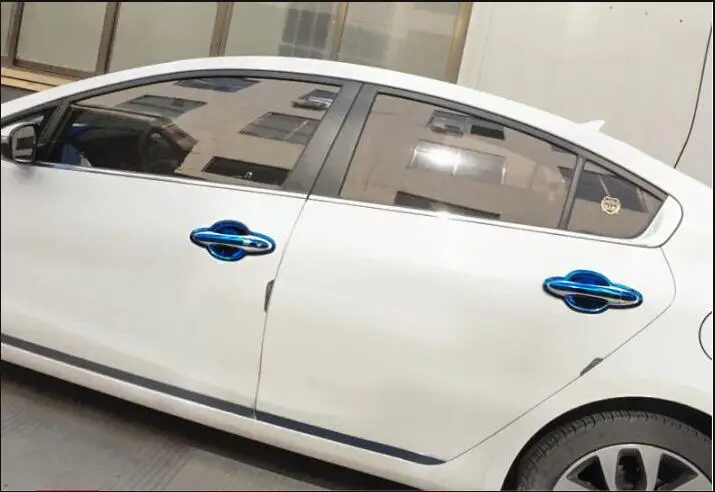 Для Kia K3 дверная ручка Чаша Специальная нержавеющая сталь украшение для дверной ручки дверь чаша украшения Аксессуары