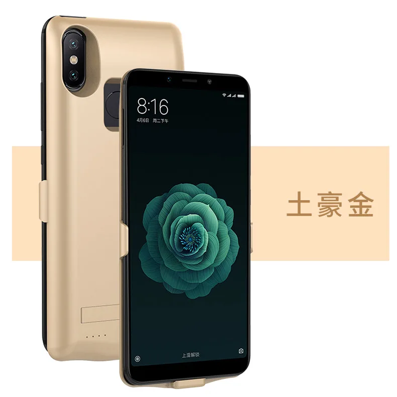 6800 мАч Батарея чехол для Xiaomi Mi 6x Smart Зарядное устройство Капа Fundas Coque xiaomi |