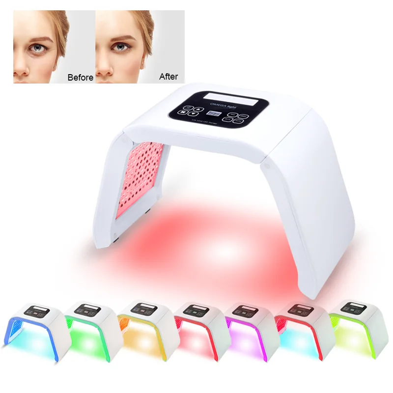 

Professional 7 Colors PDF Led Mask Skin Rejuvenation Device Spa Acne Remover Anti-Wrinkle BeautyTreatment Facial Light Therapy