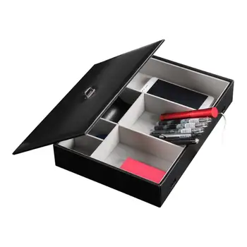 

Tray Nightstand Organizer Display Box Jewelry For Key Chain Watch Bracelet Ring Wallet Bedside Cabinet Storage