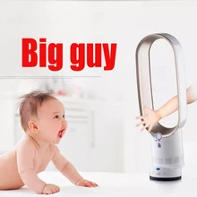 super quiet variable speed non-blade bladeless fan home office has the remote timing function folding fan 16 inches