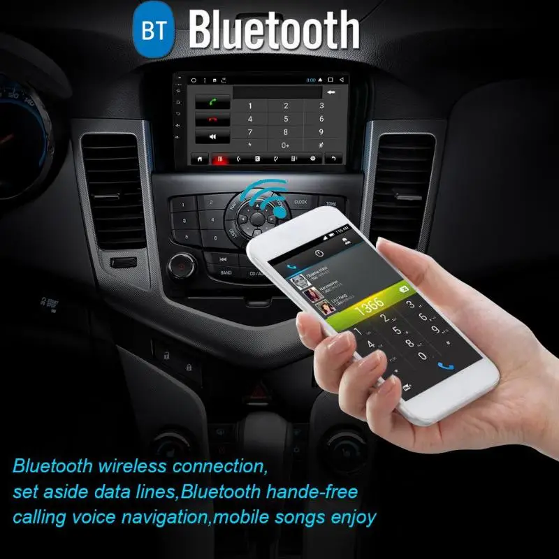 Универсальный 9in HD сенсорный экран 1Din In-dash Bluetooth автомобильный стерео MP4/MP5 плеер головное устройство USB/TF/AUX/FM в fm-радио 87,5 м до 108 м