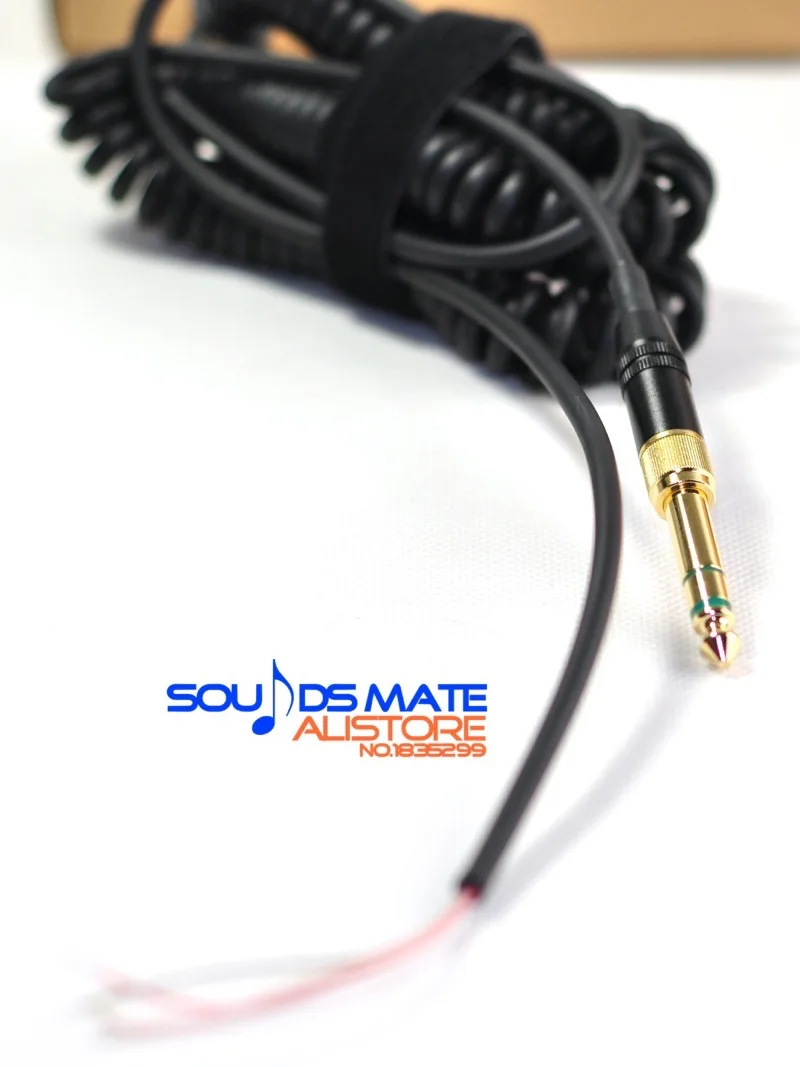 Replacement DJ Headphone Cable Cord Wire Line Plug For SONY MDR 7506 V6 CD700 900ST Repair Parts Headsets