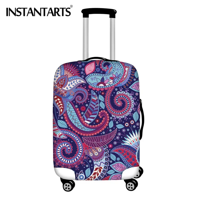 INSTANTARTS Suitcase Cover 3D African Traditional Print Travel Elastic