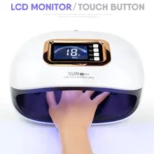 Плюс лампа для маникюра 36UV/лампа для ногтей 72 Вт сушащая Полироль машина с таймером 10-99s