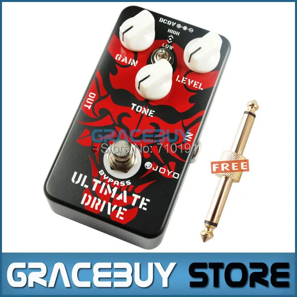 JOYO JF-02 Electric Guitar Effect Pedal Ultimate Drive Overdrive Clone True Bypass Musical Instrument joyo jf 37 guitar effect pedal analog chorus electric true bypass guitar audio pedal box musical instrument accessories