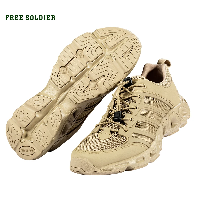 FREE SOLDIER outdoor sports camping tactical men upstream shoes ultralight shoe for hiking waterproof for men
