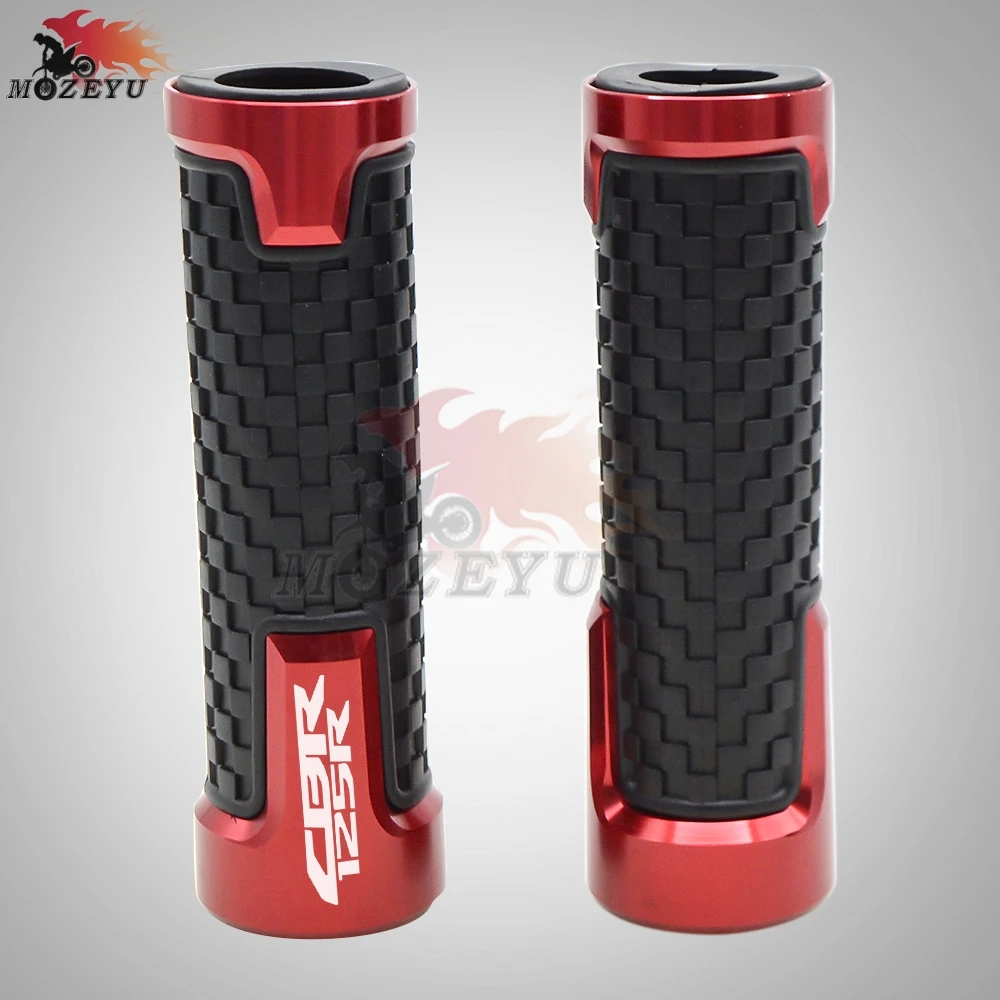 Мотоцикл с ЧПУ Руль рукоятки «Грипсы» Ручная Ручка для Honda CBR125R CBR 125 R 2004 2005 2006 2007 2008 2009 2010-2012 - Цвет: RED
