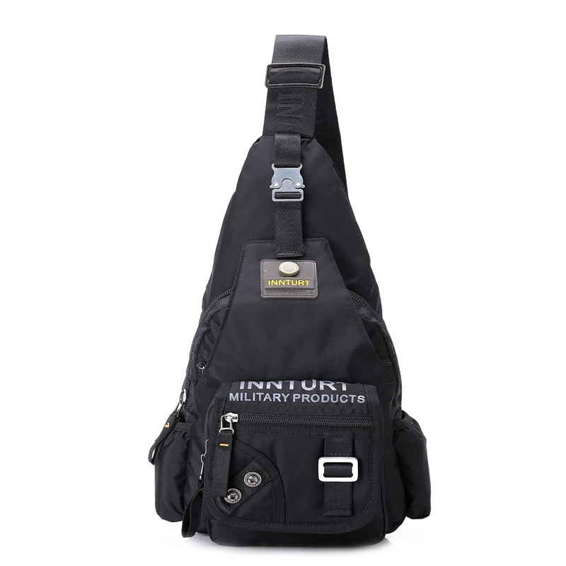 Высококачественный нейлоновый мужской нагрудный рюкзак через плечо, повседневный рюкзак, модный мужской рюкзак для путешествий
