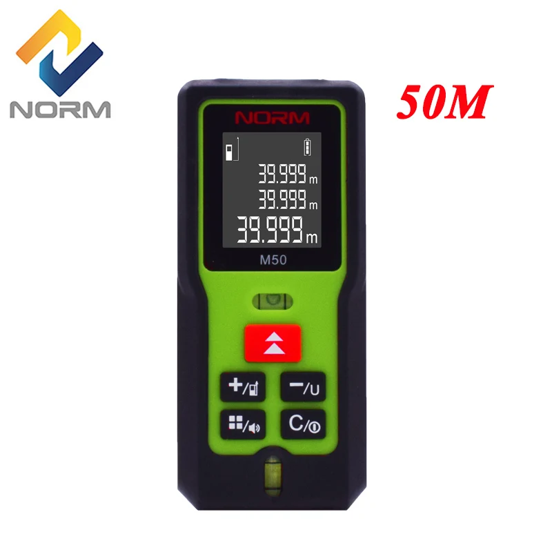 Digital Laser Distance meter 50m laser rangefinder accuracy 2mm