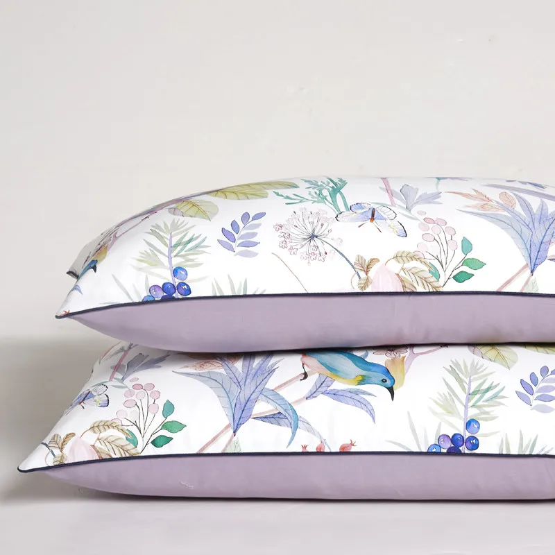 Bonenjoy Bedding Set Luxury 100%Egyptian 60S Long-staple Cotton Bed Linen Queen Size Bed Cover Birds Digital Printed Bedding Set Bonenjoy Bedding Set Luxury 100%Egyptian 60S Long-staple Cotton Bed Linen Queen Size Bed Cover Birds Digital Printed Bedding Set