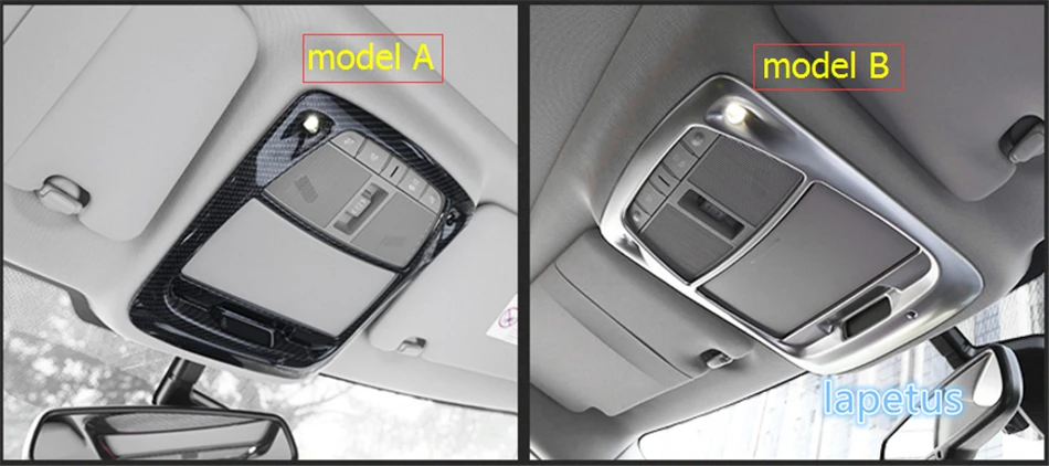 

Lapetus Front Seat Reading Lamp Lights Decoration Frame Cover Trim 1 Pcs / 2 Color Fit For Renault Koleos 2017 2018 2019 ABS