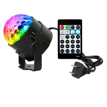 15 цветов DJ диско шар светильник 5 Вт звуковая активация лазерный проектор RGBP сценический светильник ing эффект лампы Рождественский светильник музыка KTV Вечерние