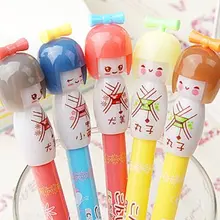 1 шт./лот Япония гелиевая ручка, новинка кавайные ручки набор канцелярских принадлежностей материалы для школы(SS-493
