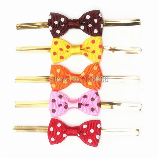 Cute polka dot ribbon twist ties.jpg