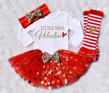 

personalize sparkle gold dot Little Miss Valentine birthday bodysuit onepiece Tutu shirt legwarmers toodles Outfit party favors