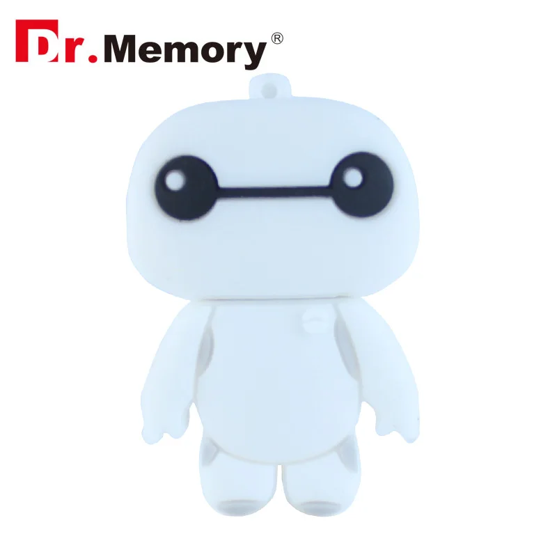 Милые Мультяшные USB накопители 128 Мб 4 ГБ 8 16 32 робот флешка карта памяти флэш