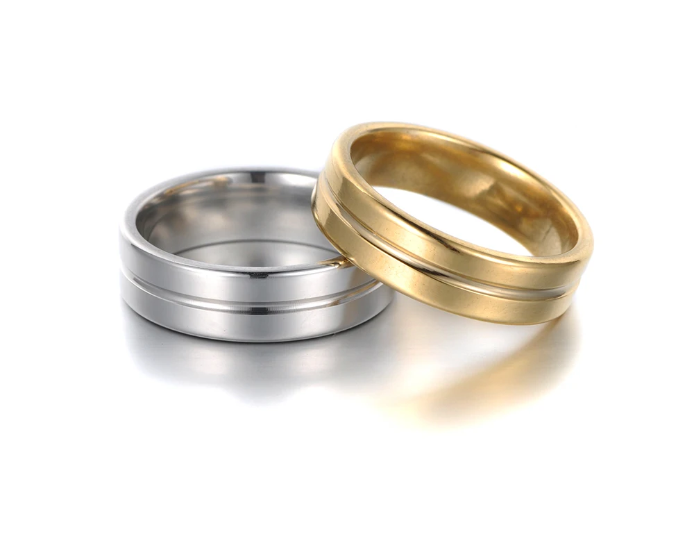 JeeMango, кольцо из нержавеющей стали в форме линии, для женщин и мужчин, простая пара, обручальное кольцо из нержавеющей стали, ювелирные изделия, Anneau JR18117
