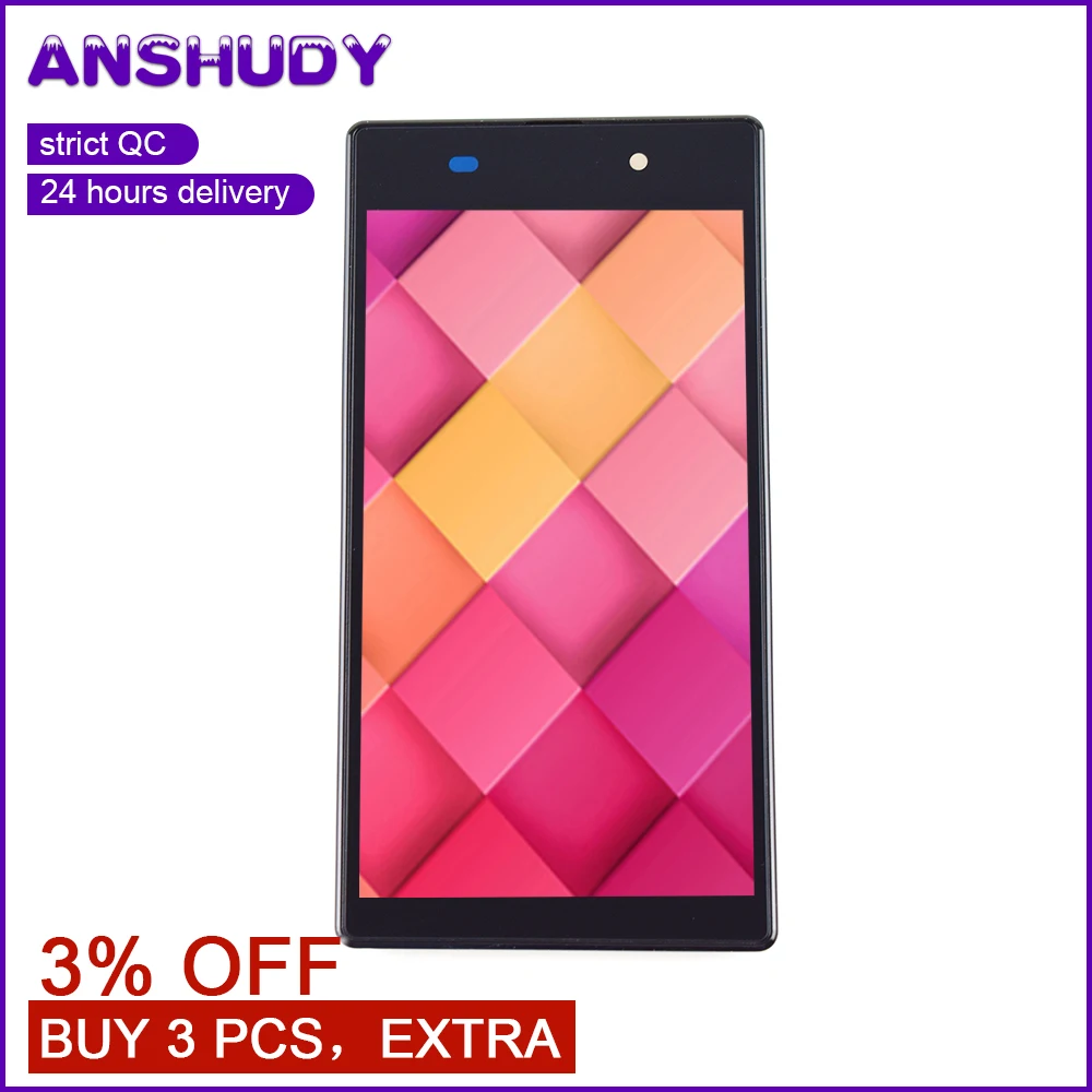 

For Sony Xperia Z1 L39h LCD Display Touch Screen Digitizer Sensor Glass Assembly For Sony Z1 LCD Display C6902 C6903 C6943