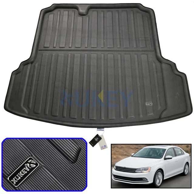 For 2011 2018 Volkswagen VW Jetta Cargo Boot Liner Rear Trunk Mat Tray