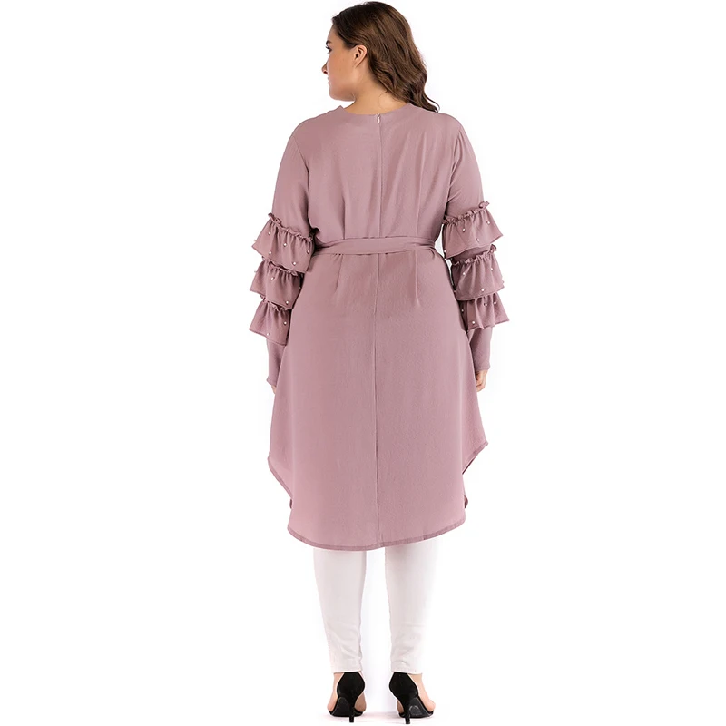 Женское платье Кафтан абайя мусульманское хиджаб Tesettur Elbise Caftan арабское Рамадана