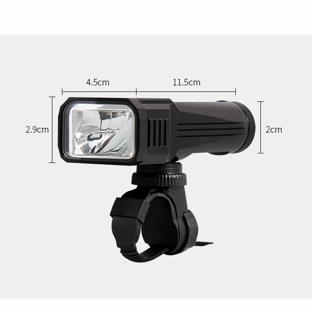 Cheap For Bicycle Head Light Front Handlebar Lamp Flashlight 1000LM Waterproof LED 100000 hours 3.7V 7500K Black White #5S06 10