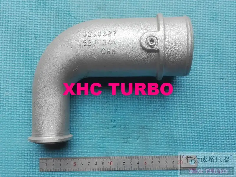 

NEW ISDe4 4.5L Turbo Turbocharger Compressor Outlet Elbow Pipe 5270327 5270328