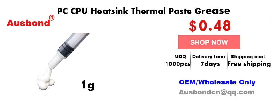 1 г белый серебристый золотой Теплопроводящая смазка силиконовый кулер для процессора вентилятор теплоотвод составной радиатор Тепловая паста, смазка